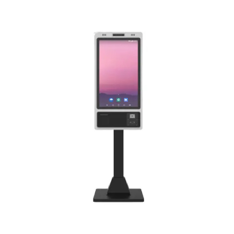 32 inch PCAP Touch screen Floor standing self service payment kiosk_