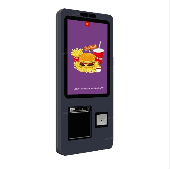 21.5 Inch Poe Model IP65 Rates Outdoor Waterproof Fans Coolings Low Noise Self Service Kiosk