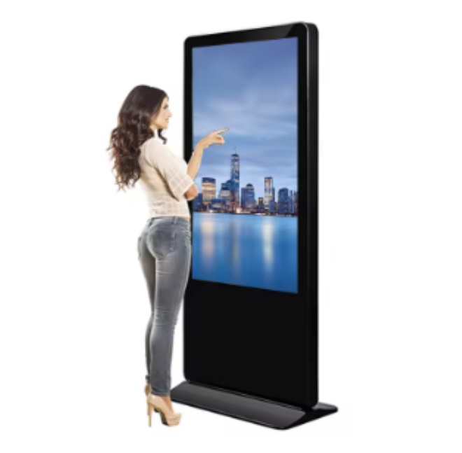 outdoor floorstand touch kiosk